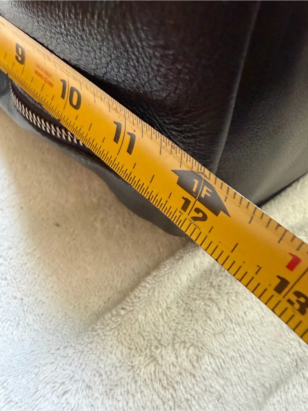 Blofinche Soft Black Leather Tote Bag